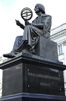 Statue of Nicolaus Copernicus (1473-1543) by Thorvaldsen (17