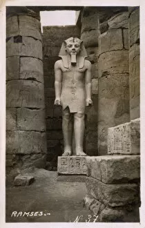 Images Dated 11th May 2018: Statue of Ramesses II, Luxor, Egypt