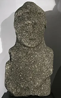 Lusitanian Prints: Statue representing a warrior. 1st century AD