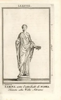 Adriana Gallery: Statue of the Roman empress Vibia Sabina in