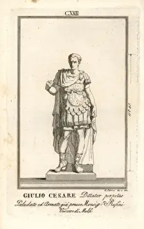 Museo Prints: Statue of Roman general Julius Caesar