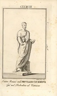 Orator Gallery: Statue of a Roman orator and politician believed