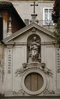 Ambrogio Gallery: Statue of Saint Barbara by Ambrogio Parisi (1676-1719). Chur