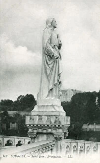 Statue of Saint Jean l Evangeliste - Lourdes, France