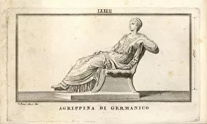 Statue of a seated Agrippina Major
