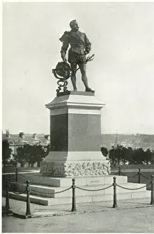 Statue of Sir Francis Drake, Plymouth, Devon