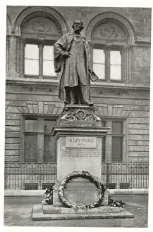 Statue, Sir Henry Irving, Charing Cross Road, London
