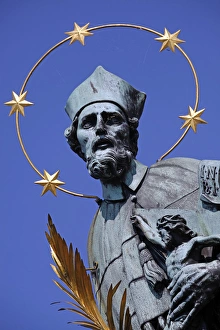 Images Dated 23rd August 2012: Statue of St. John on the Charles Bridge in Prague
