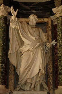Rome Gallery: Statue of St Peter, Basilica di San Giovanni in Laterano