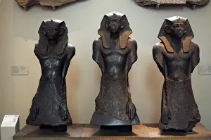 Plaque Prints: Statues of Sesostris III. Egypt
