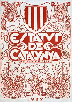 Catalonia Collection: Statute of Catalonia (1932)