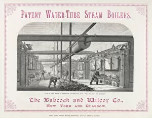 Boilers Collection: Steam Boilers / 1885 Ad