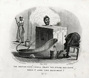 Uncomfortable Prints: Steam Box Bath - The Water Cure