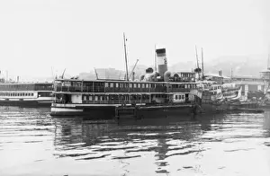Bosphorus Prints: Steam Ferry from the Bosphorus - Halas