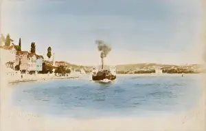 Steam ferryboat on the Bosphorus
