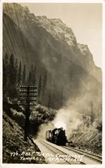 Portal Prints: Steam Locomotive Exiting the Connaught Tunnel