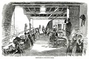 Holloway Prints: Steam sewing factory 1854