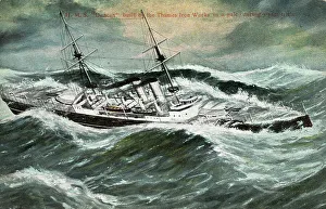 Gale Prints: Steam Ship HMS Duncan, built by the Thames Iron Works