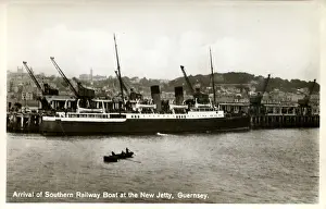 Steam Ship Isle of Guernsey Railway Boat, St Peter Port, Gue