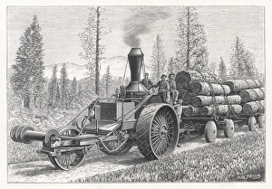 Images Dated 15th October 2007: Steam Traction Engine