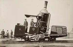 Steam train engine funicular railway, Rigi, Switzerland