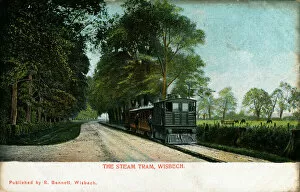 Carriages Collection: Steam Tram and Carriages, Wisbech, Cambridgeshire