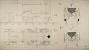 Steam turbine locomotive engine