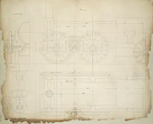 Steam turbine locomotive engine