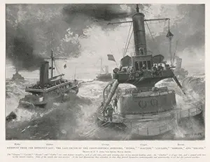 War Ships Prints: Five Steam Warships