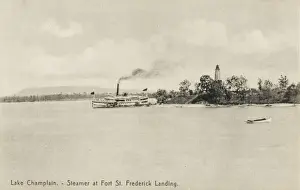 Steam Boat Prints: Steamboat, Lake Champlain