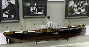 Latvian Collection: Steamboat Sigulda. Built in 1901. Model