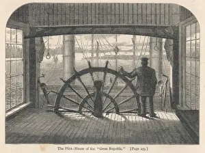 Steam Boat Prints: Steamboat Wheelhouse