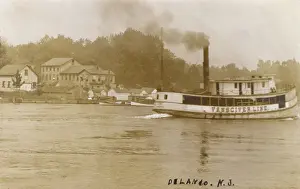 Steamer on the Delaware River, Delanco, New Jersey