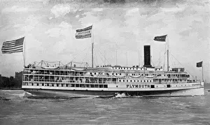 Steamer Plymouth of the Fall River Line, Massachusetts, USA