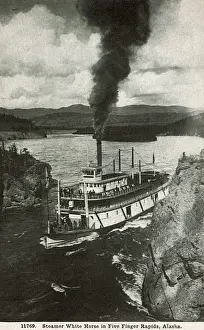 Rapids Prints: Steamer on Yukon River, Yukon, Alaska, USA