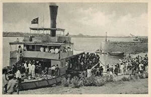 Images Dated 23rd September 2016: Steamer on Zambezi River, Mozambique
