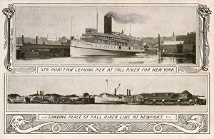 Images Dated 31st October 2016: Steamers of the Fall River Line, Massachusetts, USA