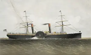 1350 Prints: Steamship Adriatic 5, 888 tons, 1350 horse power: George Stee