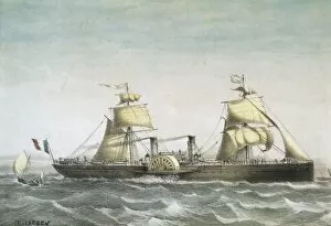 Trans Atlantic Collection: The steamship Emperatriz Eugenia. The Transatlantic