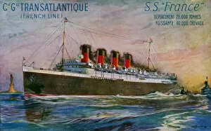 Cabins Collection: STEAMSHIP FRANCE