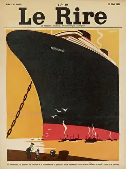 Youll Prints: Steamship: Normandie