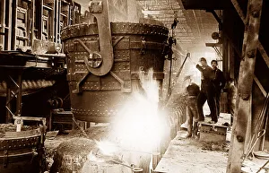 Steelworks Pittsburg Pennsylvania USA early 1900s