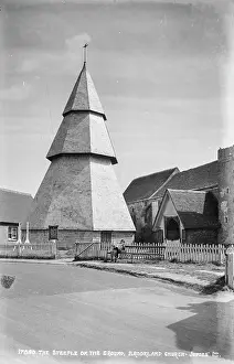 Churchyard Prints: The Steeple on the Ground, Brookland Church