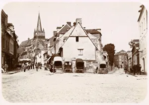 Images Dated 22nd June 2018: Steet Scene - Neufchatel-en-Bray, France