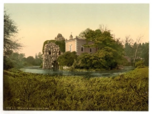 Anhalt Gallery: Stein, park of Worlitz, Anhalt, Germany