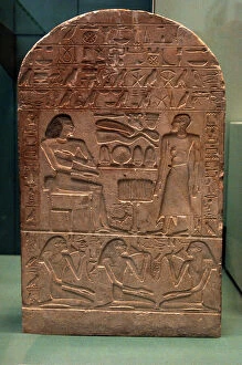 Limestone Collection: Stela of User. Egypt