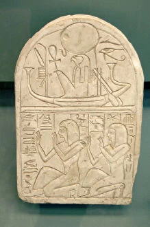 Ankh Collection: Stela of Wennekhu. Egypt