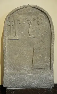 Stele with relief depicting Assyrian official Bel-Harran-bel