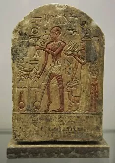 Egyptians Gallery: Stele of Roma the doorkeeper dedicated to Goddess Astarte. E