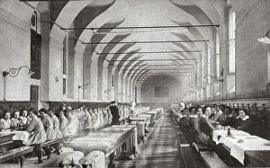 Refectory Prints: Stelline Girls Orphanage Refectory, Milan